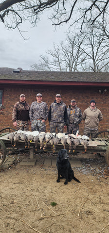 Speck hunt deposit. Afternoon